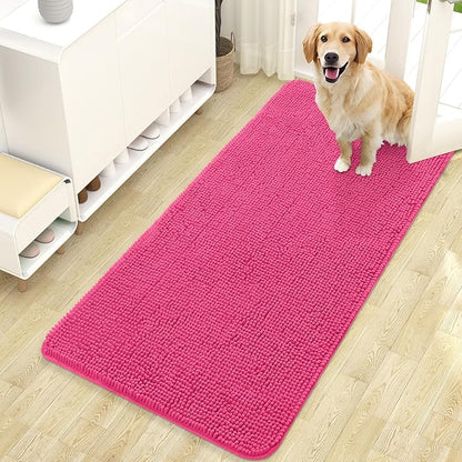 OLANLY Dog Door Mat for Muddy Paws 47x24, Absorbs Moisture and Dirt, Absorbent by OLANLY