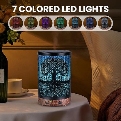Essential Oil Diffuser 120ML Metal Aromatherapy Diffuser - Image 3