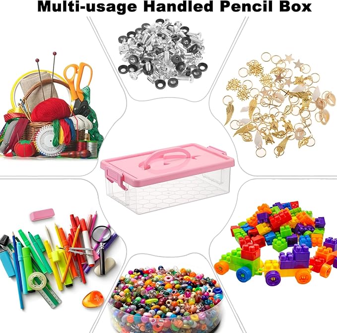 BTSKY 1-Pack Clear Plastic Storage Box - Image 5