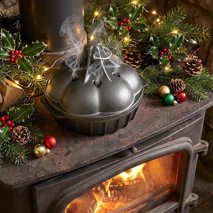 Wood Stove Steamer & Woodstove Steamer Stove Humidifier Cast Iron, 2.3 Quart by Unknown