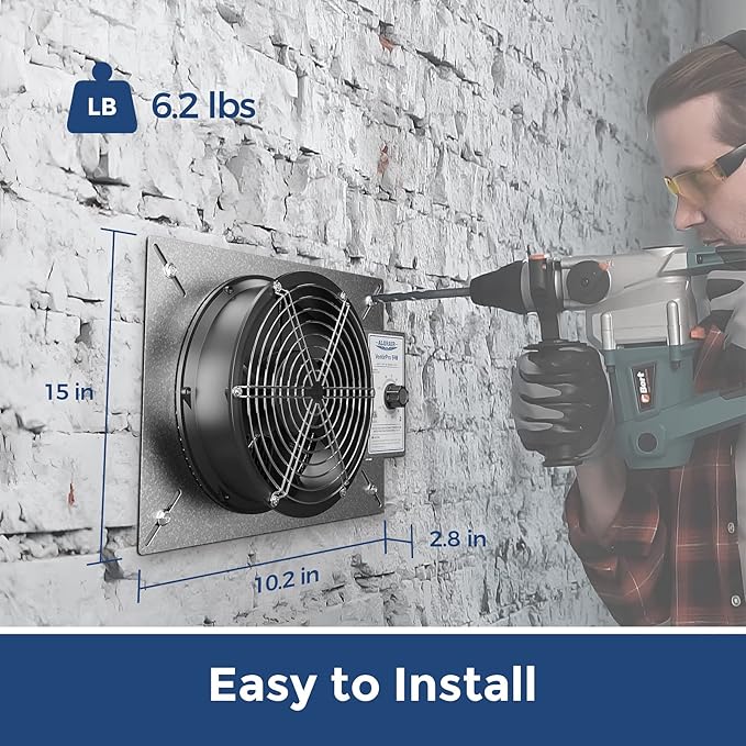 ALORAIR 540 CFM IP-55 Grade Crawlspace Ventilation Fans - Image 5