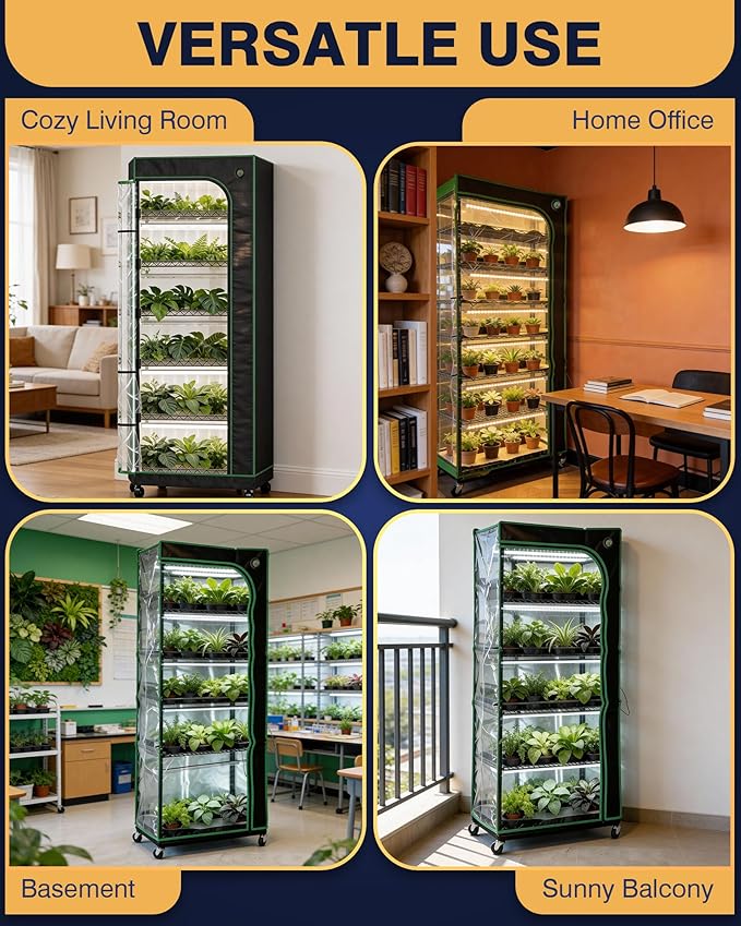 PYY Indoor Greenhouse with Grow Light - Image 8