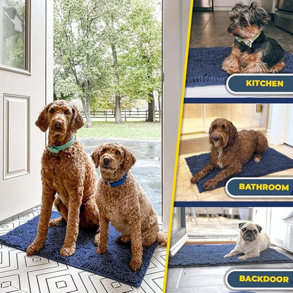 Muddy Mat® Pack of 3 Highly Absorbent Microfiber Dog Door Mat and Pet Rug - Image 7