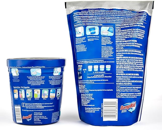 Damp Rid Refillable Moisture Absorber – Lavender Vanilla Humidity Absorber & - Image 2