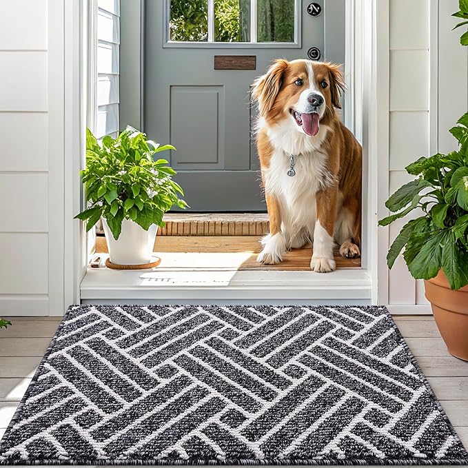 OLANLY Large Indoor Door Mat, 59x35 Inch, Dirt Resistant and Absorbent - Image 6