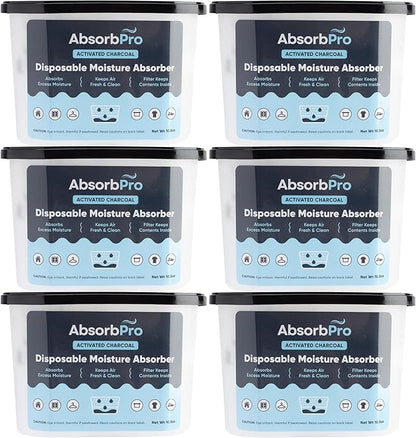 Moisture Absorber Tub with Activated Charcoal by AbsorbPro