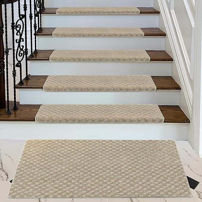 PURE ERA Carpet Stair Tread Landing Mat Tape Free Self Adhesive Non Slip Skid - Image 2