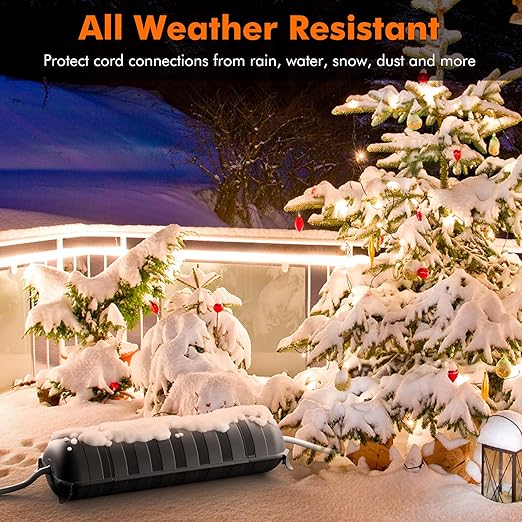 RESTMO Outdoor Waterproof Connection Box, Weatherproof Electrical Extension - Image 6