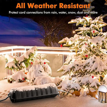 RESTMO Outdoor Waterproof Connection Box, Weatherproof Electrical Extension - Image 6