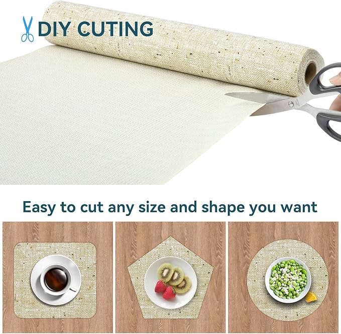 Shelf Liner 20 x 72 Inch 2 Rolls Shelf Liner Non Adhesive, Drawer Liner Non - Image 4