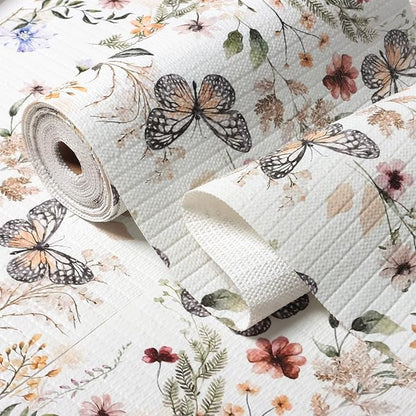 Floral Shelf Liners Non Adhesive 12IN x 20FT and Strong Non-Slip Shelf and by Amiitay