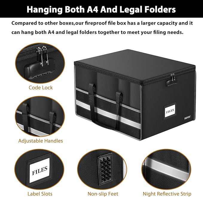 ENGPOW Fireproof Document Box - Image 4