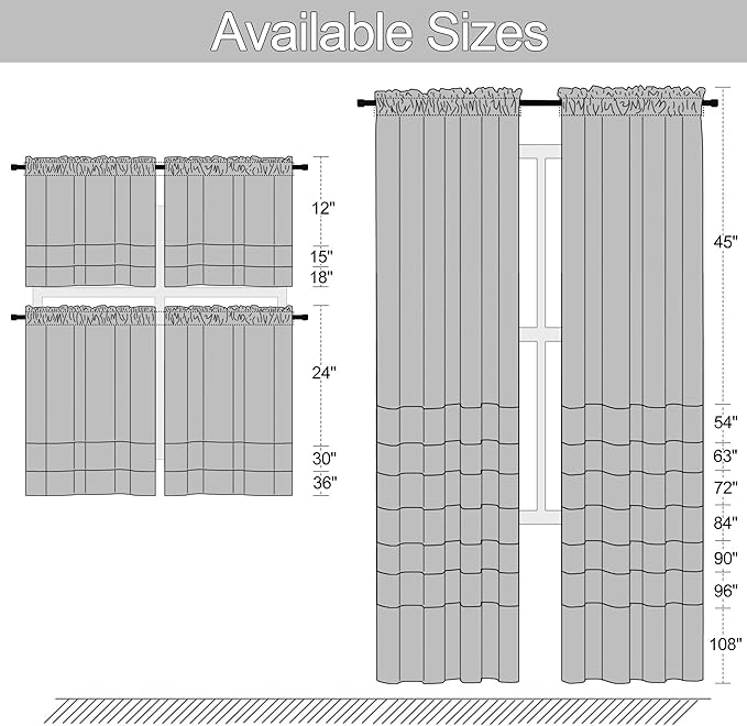 2Panels Vibrant Orange Blackout Thermal Insulated Curtains - Image 7