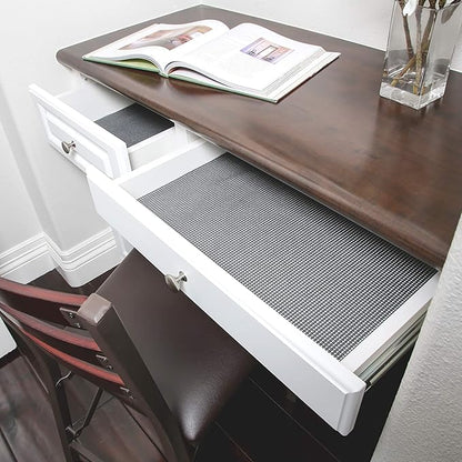 Smart Design Classic Grip Shelf Liner – 12in x 20ft – Non-Adhesive Drawer Liner - Image 3