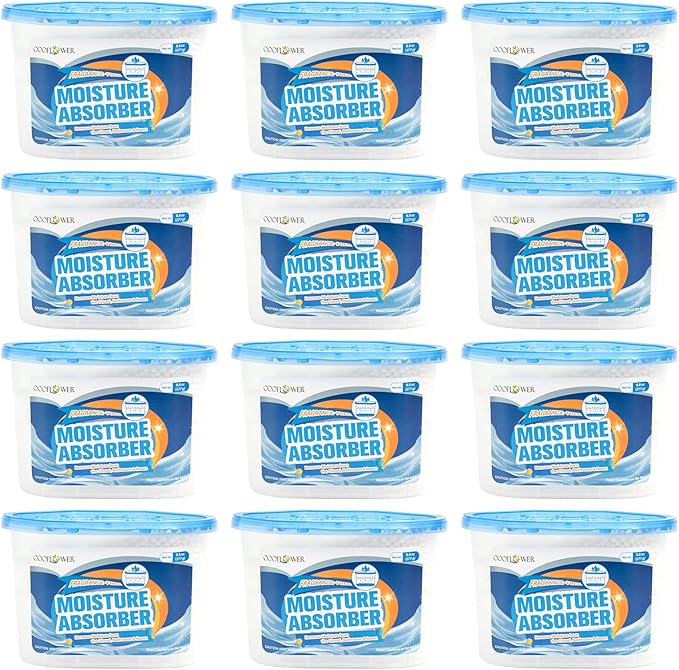 12-Pack Moisture Absorber, 9.8 oz, Traps Moisture & Humidity, Portable by Unknown