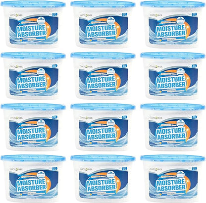 12-Pack Moisture Absorber, 9.8 oz, Traps Moisture & Humidity, Portable by Unknown