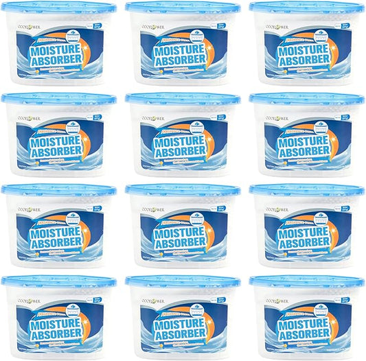 12-Pack Moisture Absorber, 9.8 oz, Traps Moisture & Humidity, Portable by Unknown