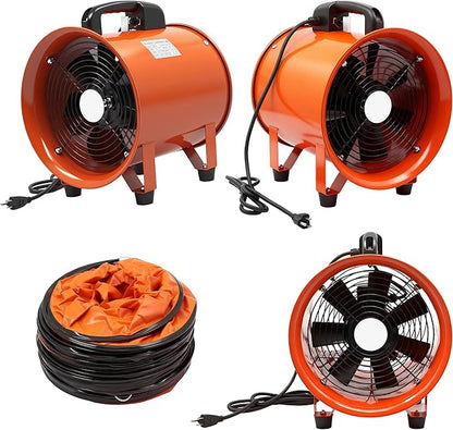 dreamdragon Upgraded 10-Inch Utility Blower Fan，Portable Industrial Exhaust Fan - Image 7