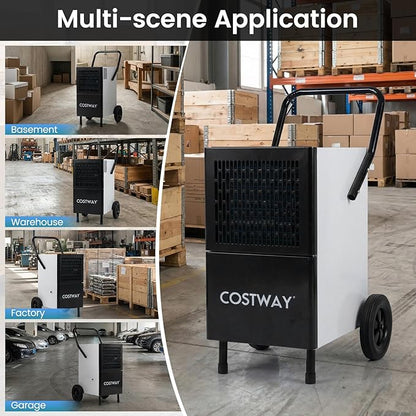 COSTWAY 189 Pints Commercial Dehumidifier - Image 6