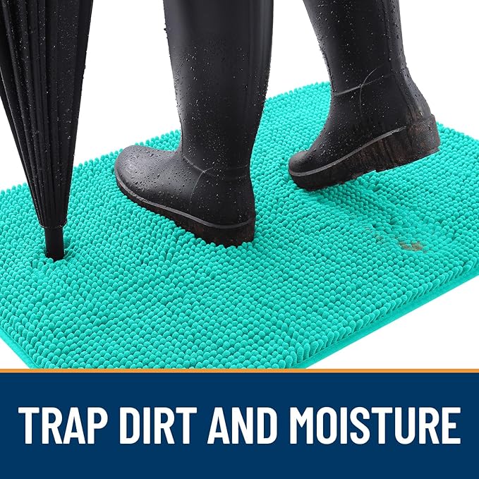 OLANLY Dog Door Mat for Muddy Paws 59x35, Absorbs Moisture and Dirt, Absorbent - Image 2