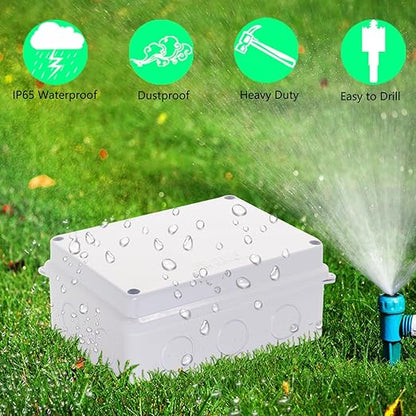 Junction Box, Reserved Holes Electrical Boxes Waterproof IP65 ABS Plastic - Image 3