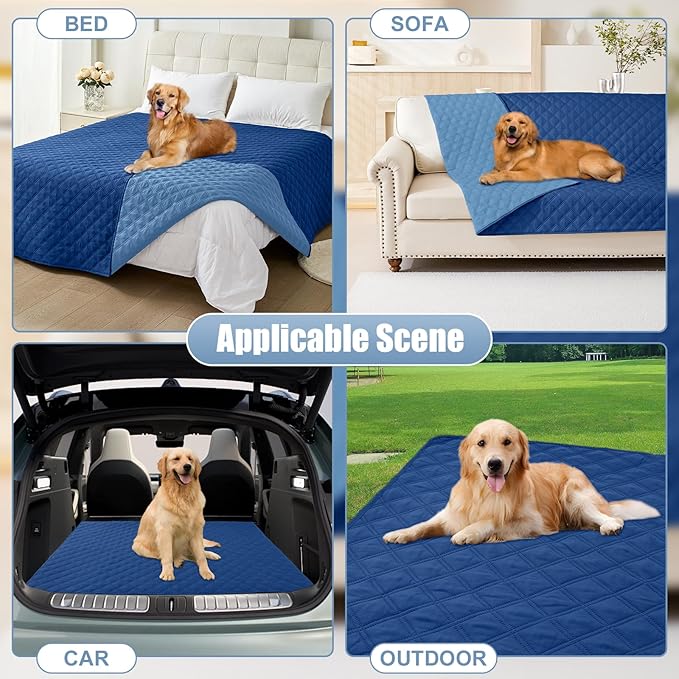 Smiry Waterproof Dog Bed Cover Pet Blanket, Soft Washable Dog Blanket - Image 7