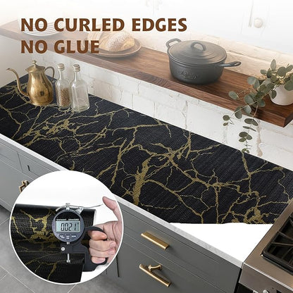 2-Layer Drawer and Shelf Liner for Kitchen Cabinet: 12in X 20Ft Non Slip - Image 8