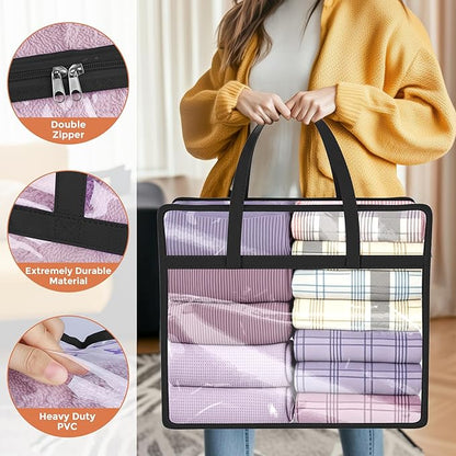 Budding Joy Clear Zippered Storage Bags - Image 3