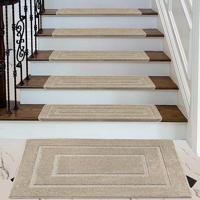 PURE ERA Carpet Stair Tread Landing Mat Tape Free Self Adhesive Non Slip Skid - Image 2