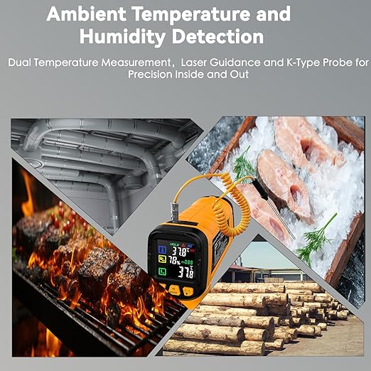 Infrared Thermometer Gun -58°F to 2732°F, IR Temperature Gun - Image 6