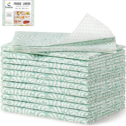 Cooyes 12 Pack Refrigerator Shelf Liners by Cooyes
