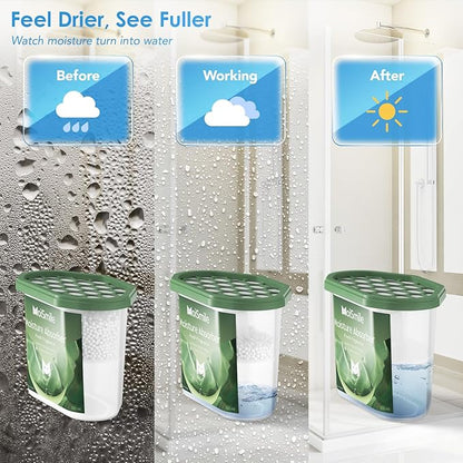 Moisture Absorbers 12 Packs, 10.8OZ Fresh Scent Efficient Humidity Absorber ＆ - Image 2
