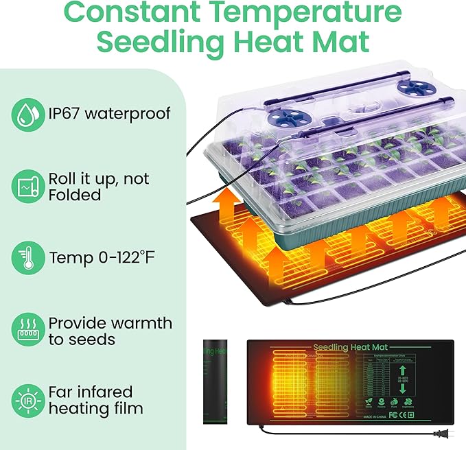 2 Pack 80 Cells Seed Starter Tray - Image 3