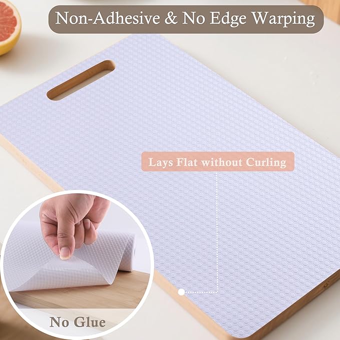 Shelf Liner Non-Slip 20 Inch Wide X 20 Ft Kitchen Cabinet Drawer Liners - Image 5