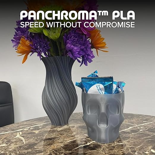 Panchroma PLA Dark Grey 3D Printer Filament, 1kg Spool, High Speed Printing - Image 2