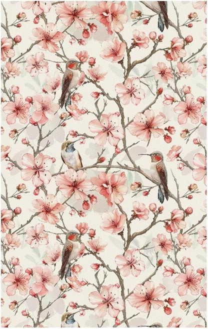 Slip Cover for Recliners Hummingbird Floral Print Anti-Slip Headrest Protector - Image 7