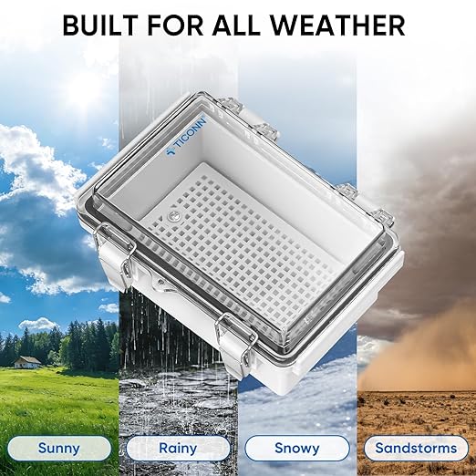 TICONN Waterproof Electrical Junction Box IP67 ABS Plastic Enclosure - Image 7