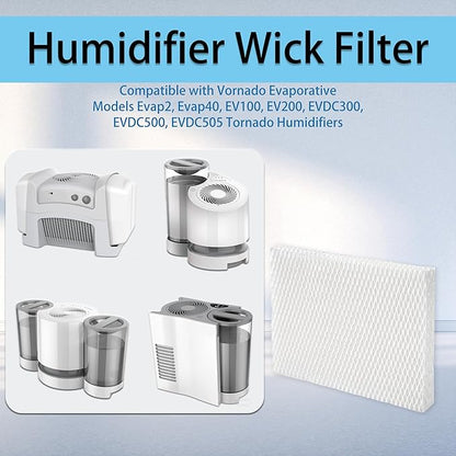6 Pack MD1-0034 Replacement Humidifier Wick Filters | Compatible - Image 2