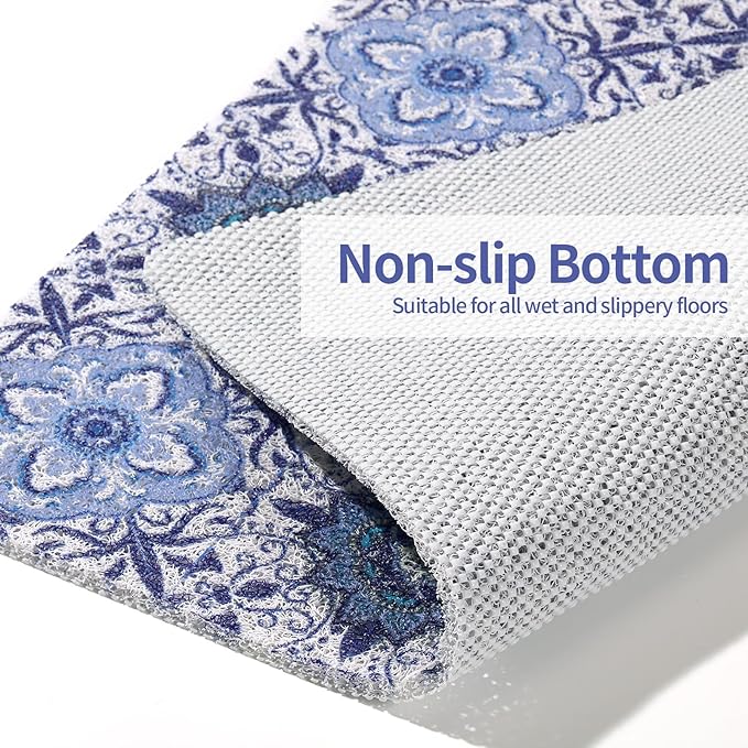 HOMBYS Square Shower Mat Non Slip 27x27 in, Shower Mat - Image 4