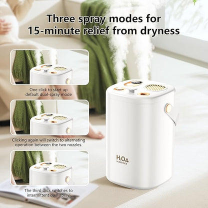 1L Cool Mist Ultrasonic Humidifier - Image 3