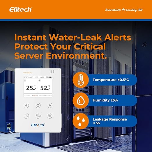 Elitech WiFi Temperature and Humidity Data Logger, 2.4GHz/5GHz Real-time Monitor - Image 2