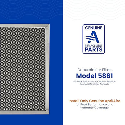 AprilAire 5881 Washable MERV 8 Dehumidifier Filter - Image 2