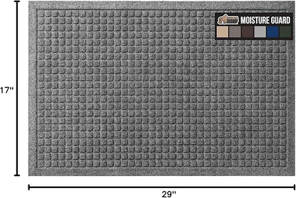 GORILLA GRIP Front Door Mat, Indoor Outdoor Ultra Absorbent HydroAbsorb Doormat - Image 2