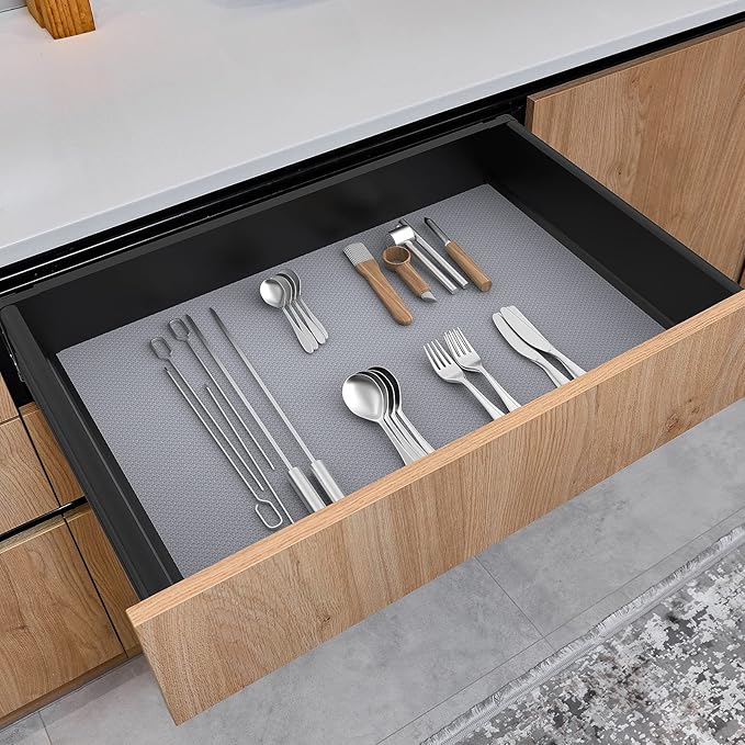 Shelf Liners for Kitchen Cabinets Refrigerator Liners Waterproof Kitchen - Image 3