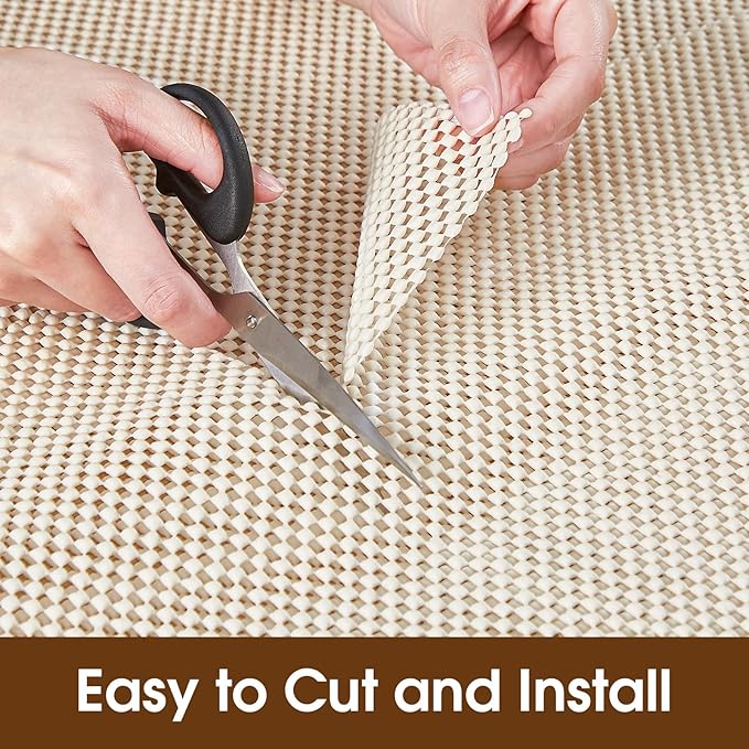 Shelf Liner for Kitchen Cabinet, Drawer Liners Non Slip Non Adhesive Thick Mat - Image 3