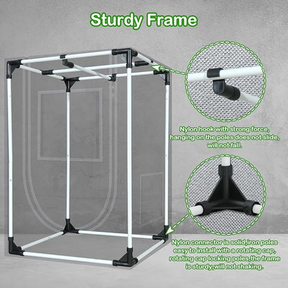 2x2 Grow Tent 24"x24"x36" Grow Tents 600D Mylar Hydroponic Indoor Plants - Image 7