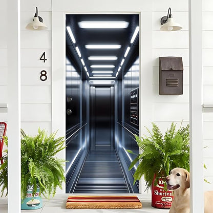 3D Door Decals Stickers Peel Stick Wall Murals Vinyl Wallpaper Self-Adhesive - Image 4