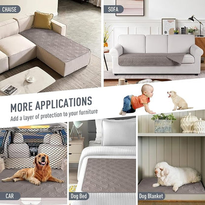 TAOCOCO 100% Waterproof Sofa Cushion Cover Reversible Couch Seat Cover - Image 5