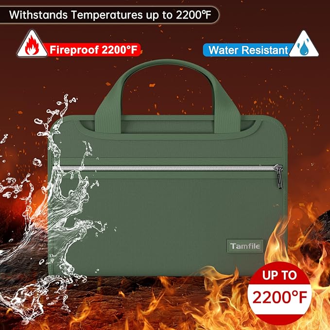Tamfile Fireproof Accordion File Organizer - Image 3