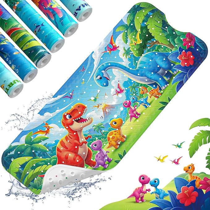 XIYUNTE Baby Bath Mat for Tub Non Slip Kids Bath Mat by XIYUNTE